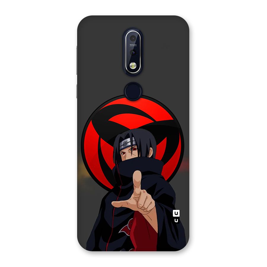 Itachi Uchiha With sharingan Back Case for Nokia 7.1
