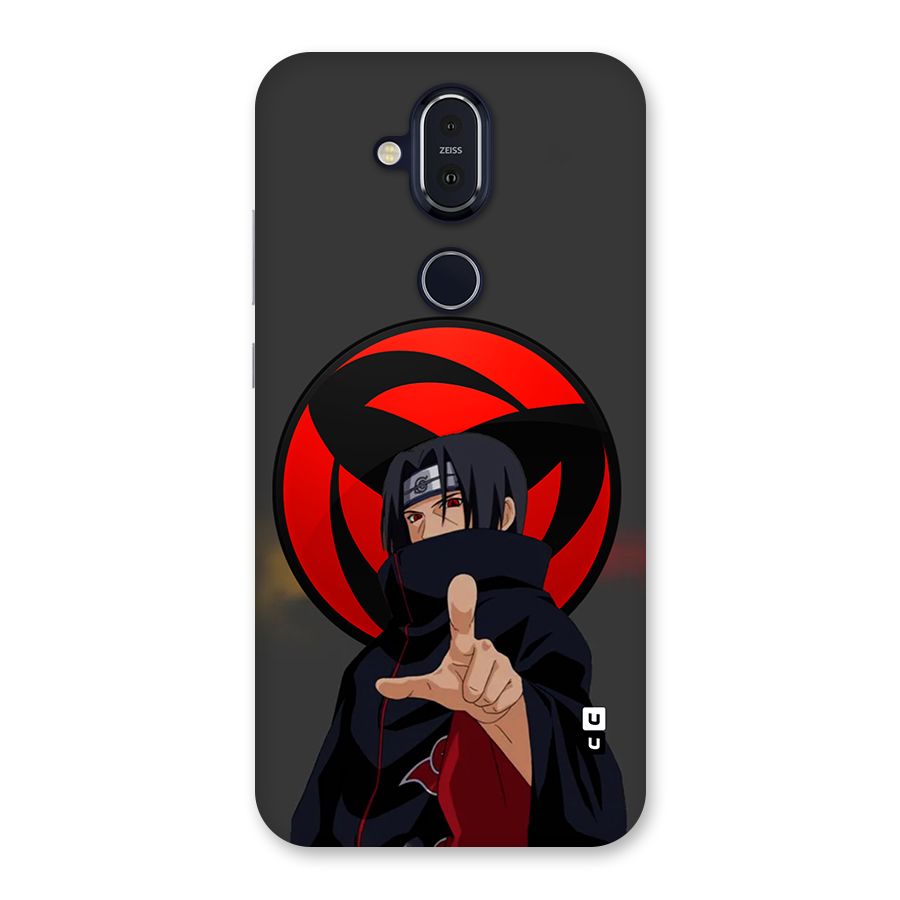 Itachi Uchiha With sharingan Back Case for Nokia 8.1