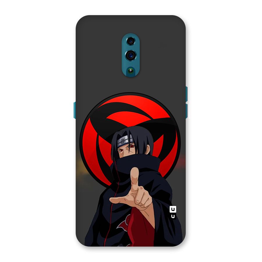 Itachi Uchiha With sharingan Back Case for Oppo Reno