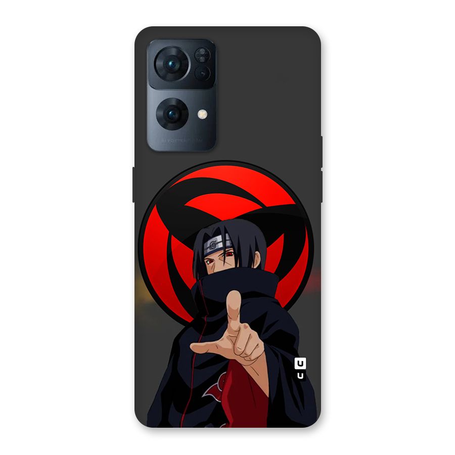 Itachi Uchiha With sharingan Back Case for Oppo Reno7 Pro 5G