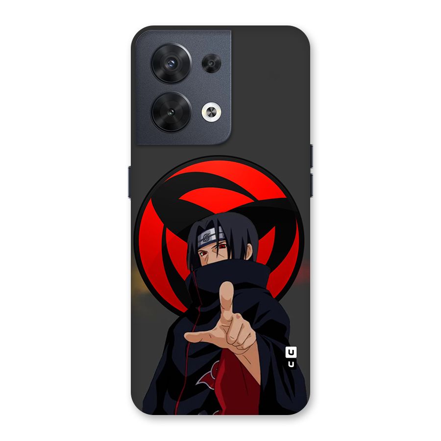 Itachi Uchiha With sharingan Back Case for Oppo Reno8 5G