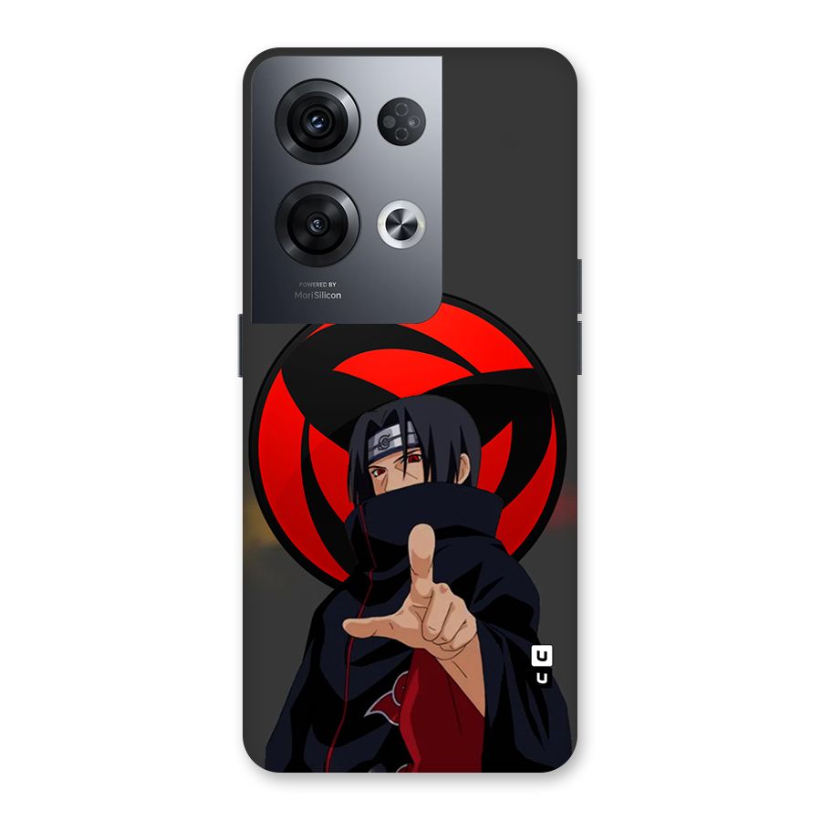 Itachi Uchiha With sharingan Back Case for Oppo Reno8 Pro 5G