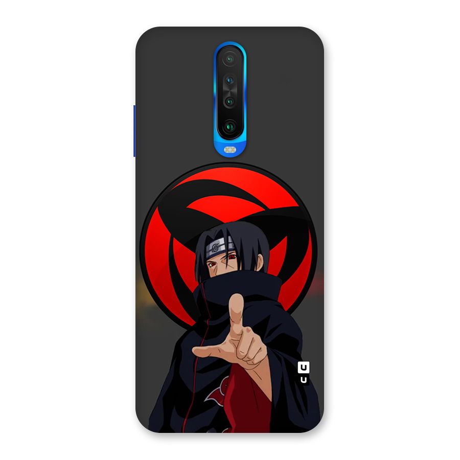 Itachi Uchiha With sharingan Back Case for Poco X2