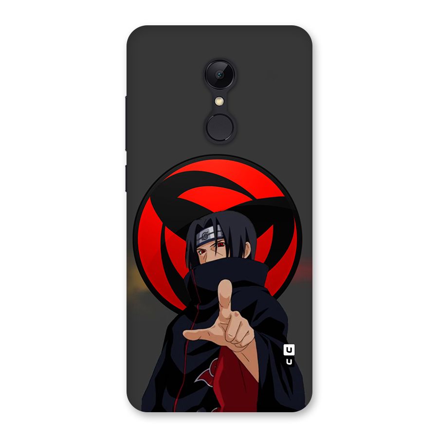 Itachi Uchiha With sharingan Back Case for Redmi 5