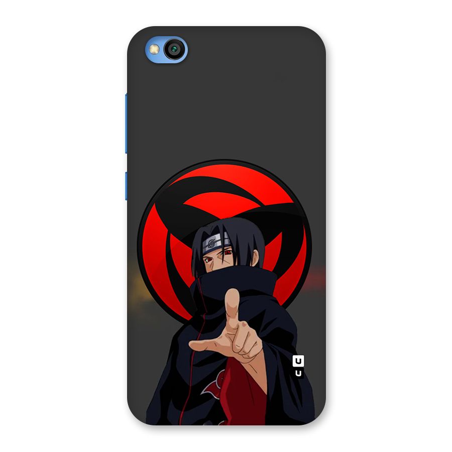 Itachi Uchiha With sharingan Back Case for Redmi Go