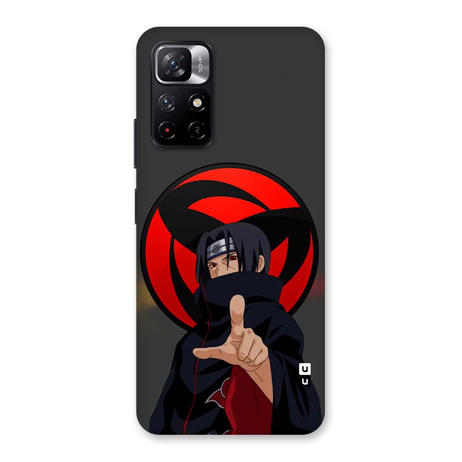 Itachi Uchiha With sharingan Back Case for Redmi Note 11T 5G