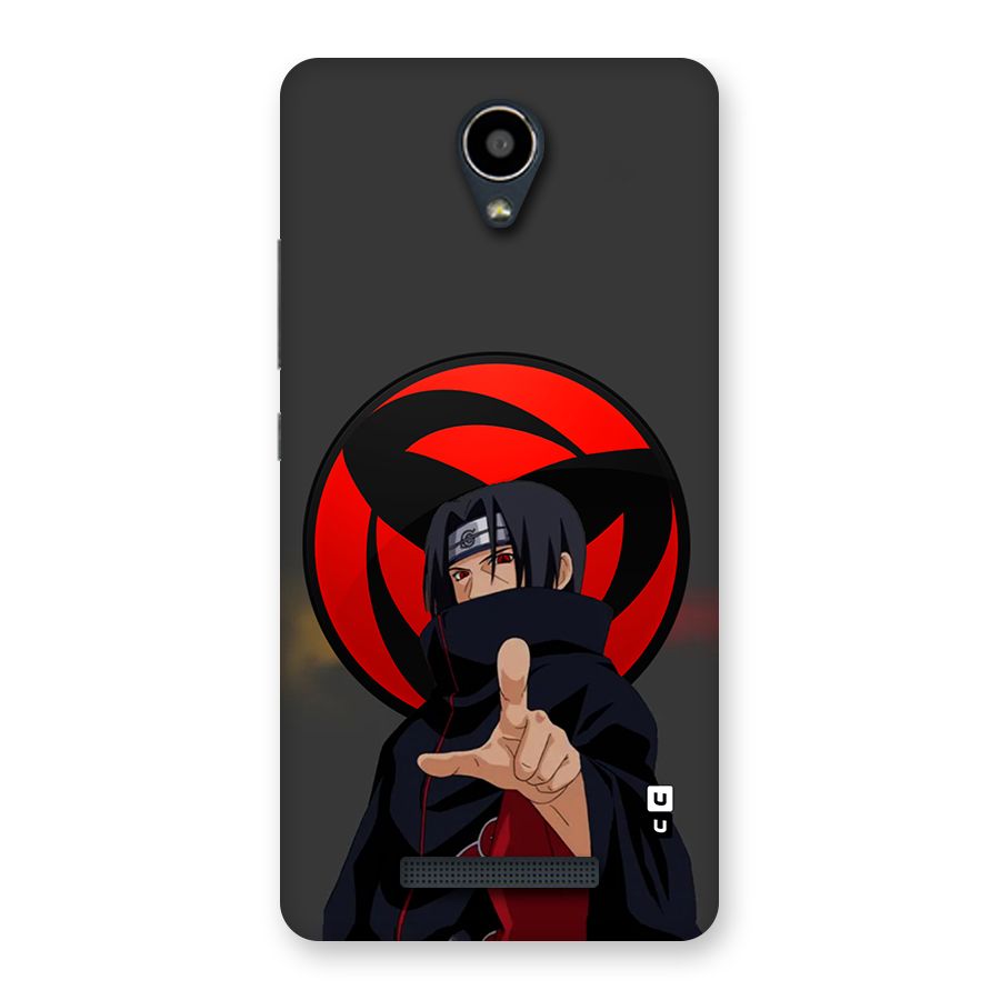 Itachi Uchiha With sharingan Back Case for Redmi Note 2