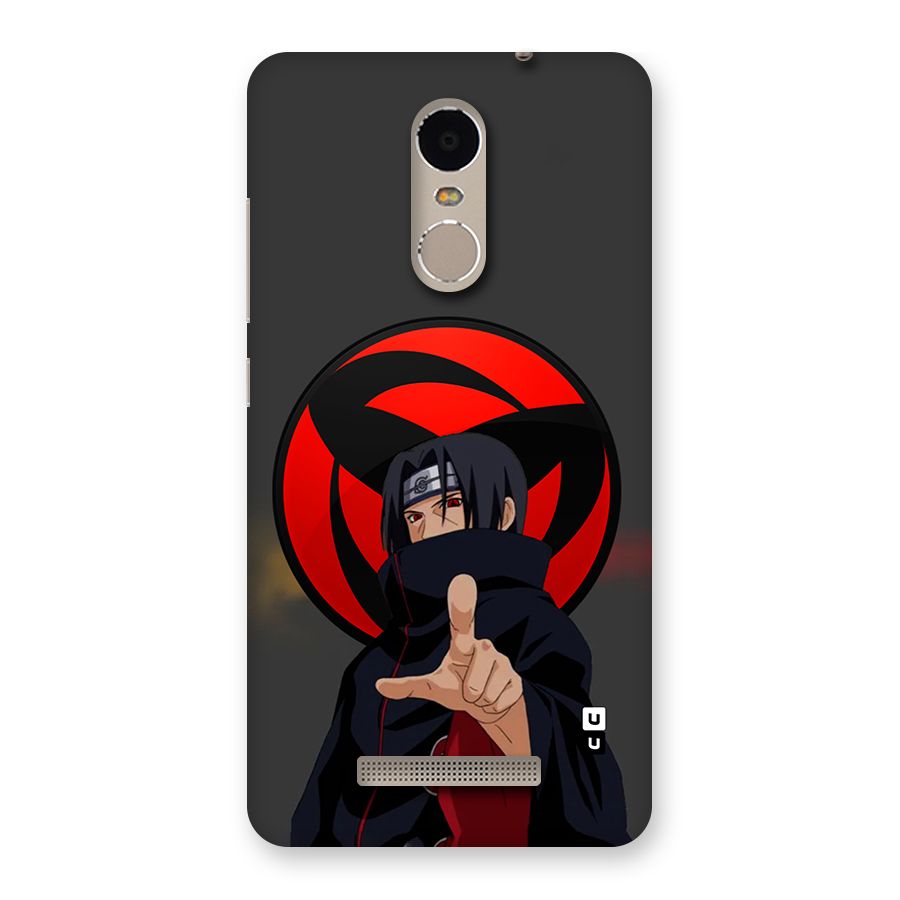 Itachi Uchiha With sharingan Back Case for Redmi Note 3