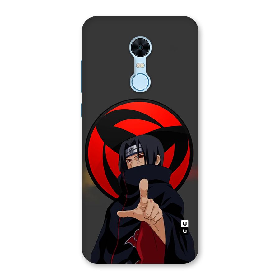 Itachi Uchiha With sharingan Back Case for Redmi Note 5