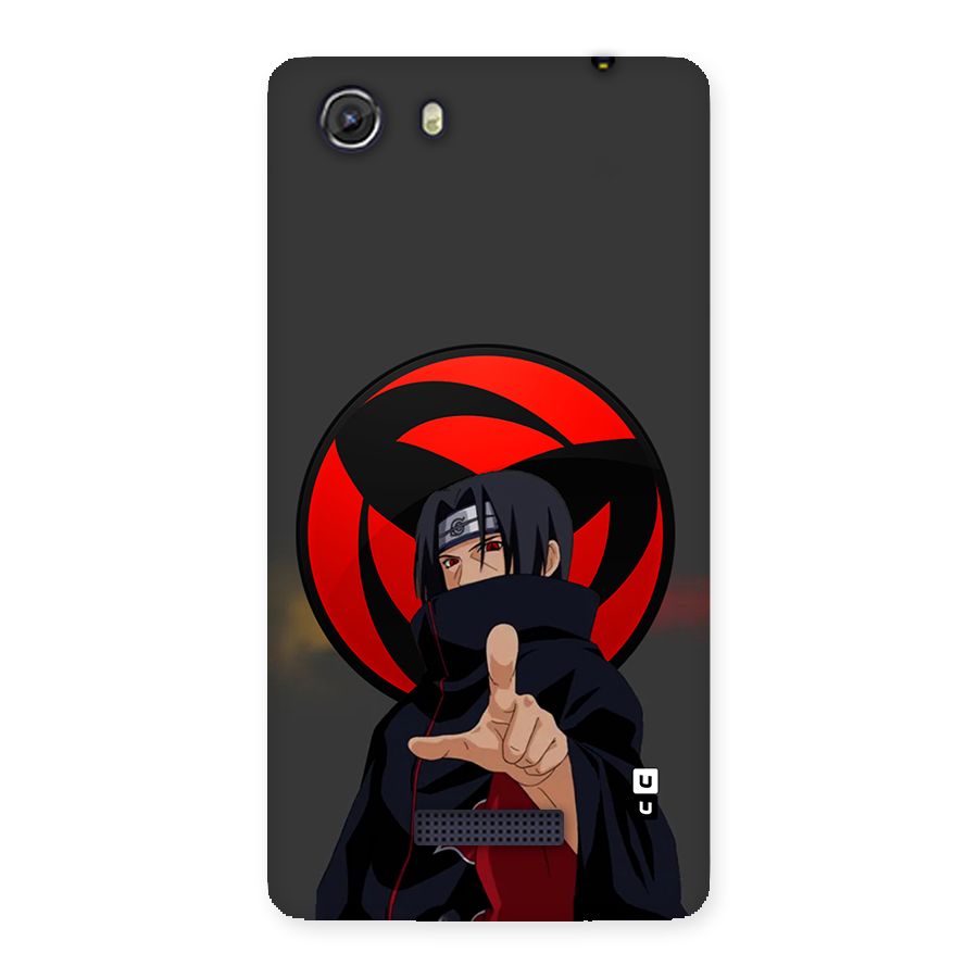 Itachi Uchiha With sharingan Back Case for Unite 3