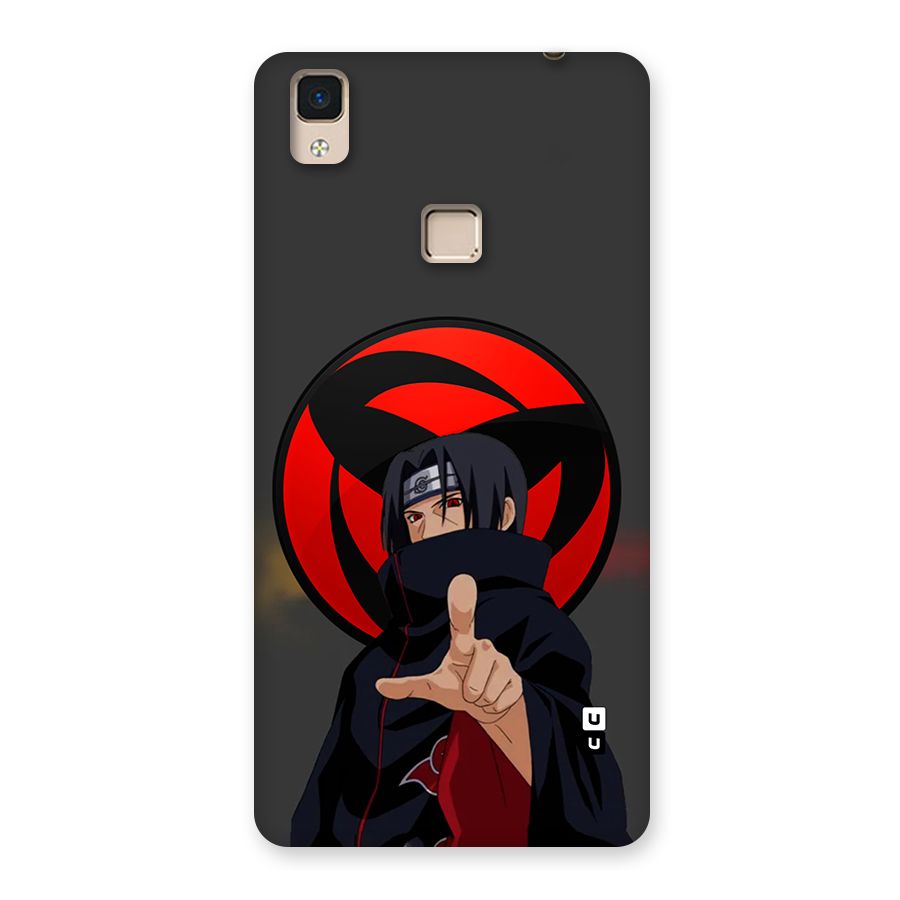 Itachi Uchiha With sharingan Back Case for V3 Max