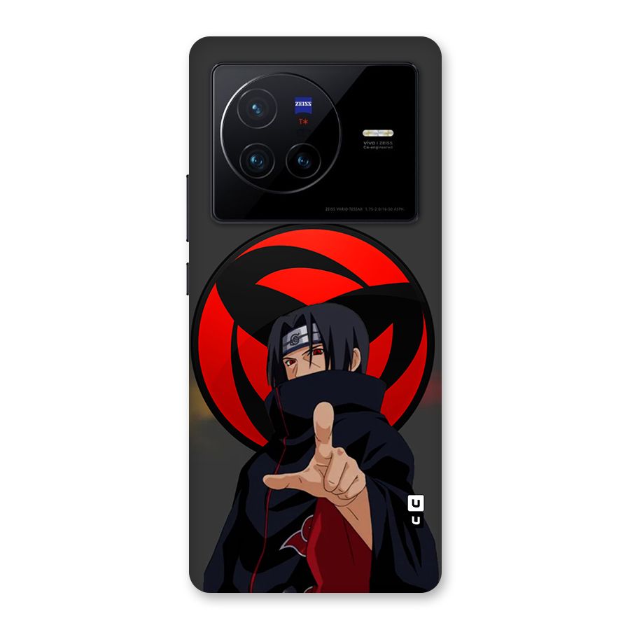 Itachi Uchiha With sharingan Back Case for Vivo X80