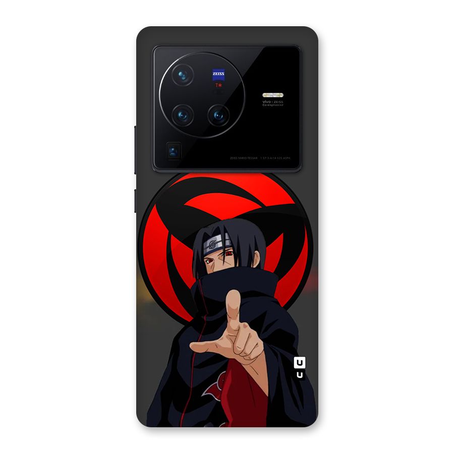 Itachi Uchiha With sharingan Back Case for Vivo X80 Pro