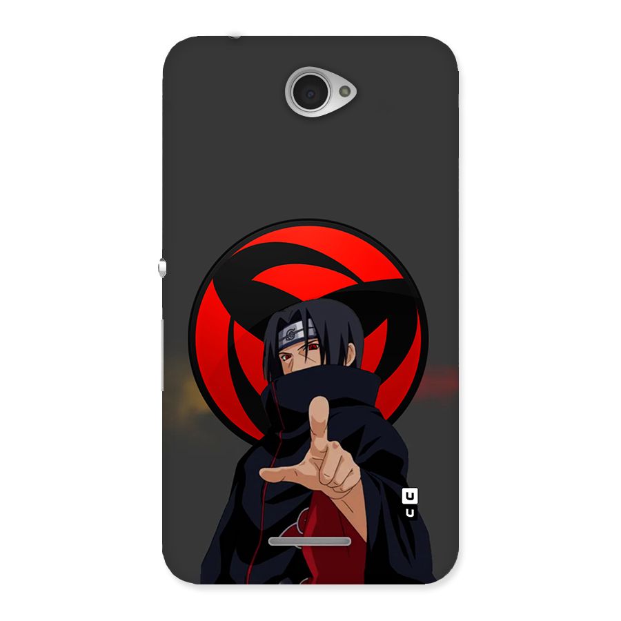 Itachi Uchiha With sharingan Back Case for Xperia E4