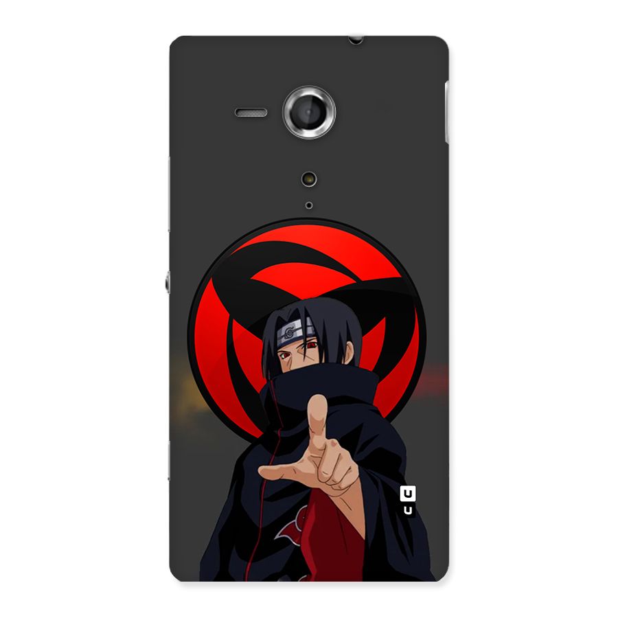 Itachi Uchiha With sharingan Back Case for Xperia Sp