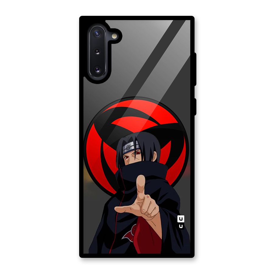 Itachi Uchiha With sharingan Glass Back Case for Galaxy Note 10