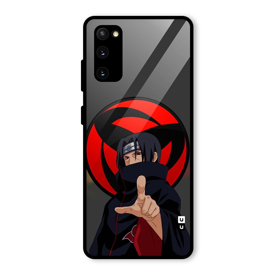 Itachi Uchiha With sharingan Glass Back Case for Galaxy S20 FE