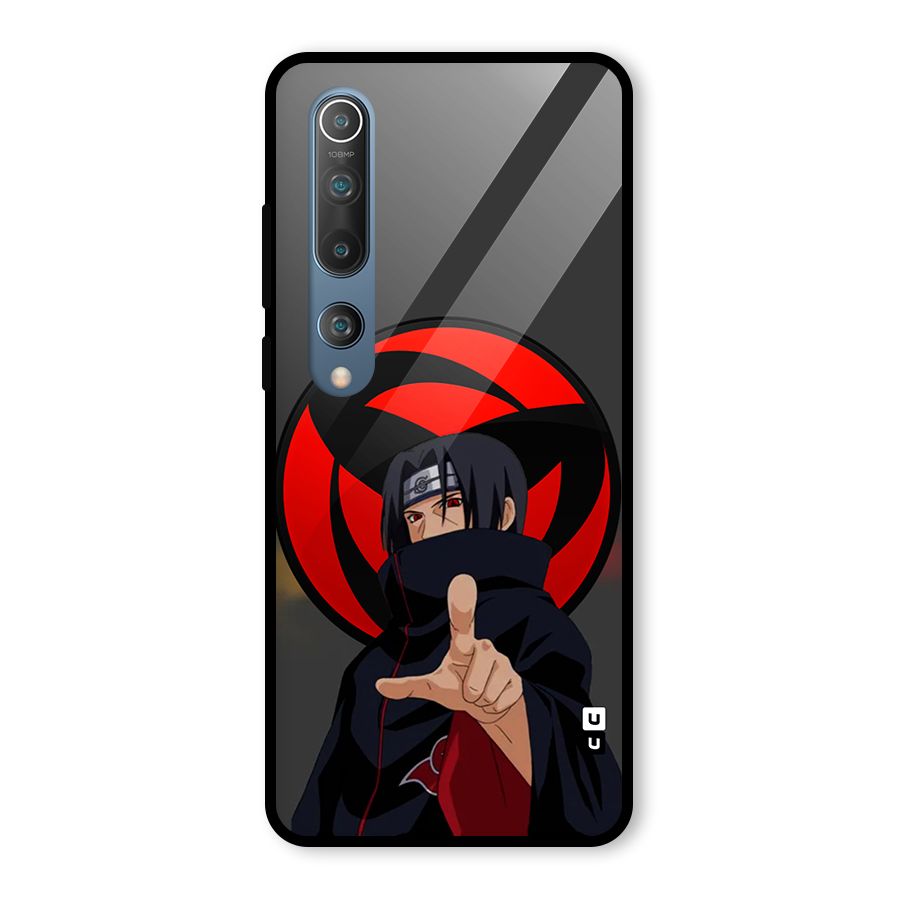 Itachi Uchiha With sharingan Glass Back Case for Mi 10