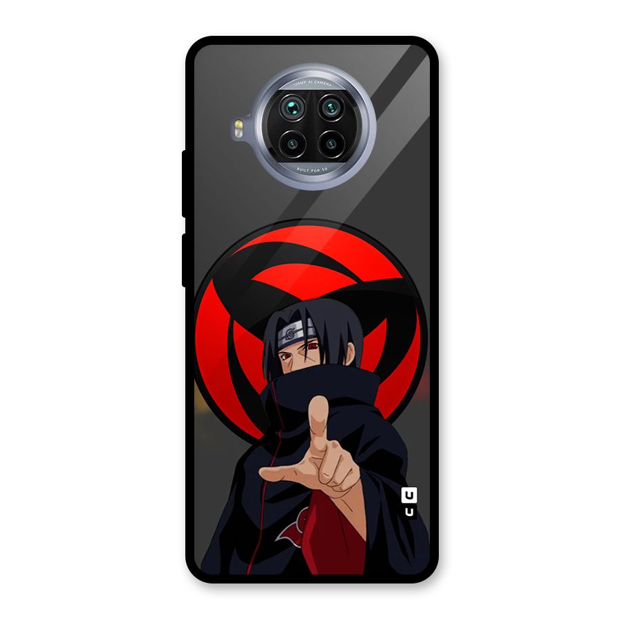 Itachi Uchiha With sharingan Glass Back Case for Mi 10i