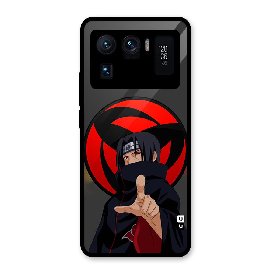 Itachi Uchiha With sharingan Glass Back Case for Mi 11 Ultra