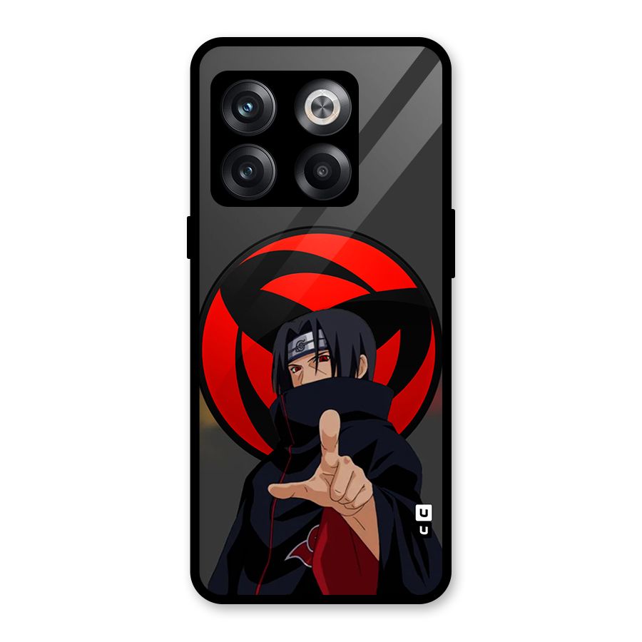 Itachi Uchiha With sharingan Glass Back Case for OnePlus 10T