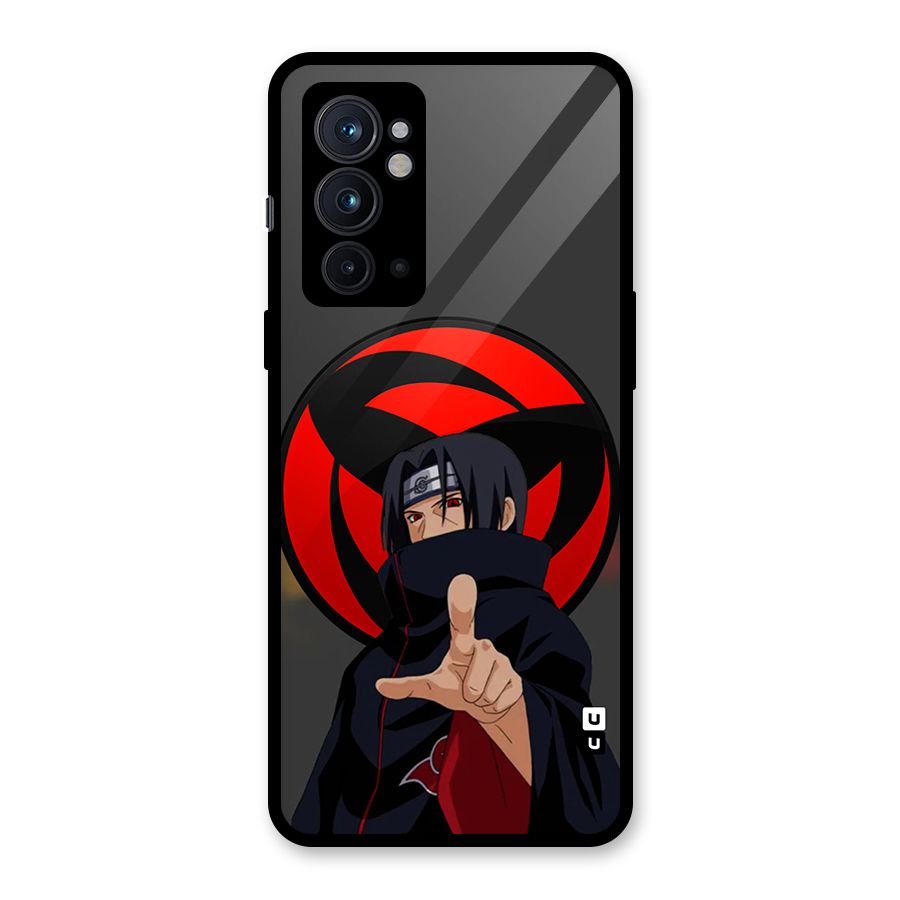 Itachi Uchiha With sharingan Glass Back Case for OnePlus 9RT 5G