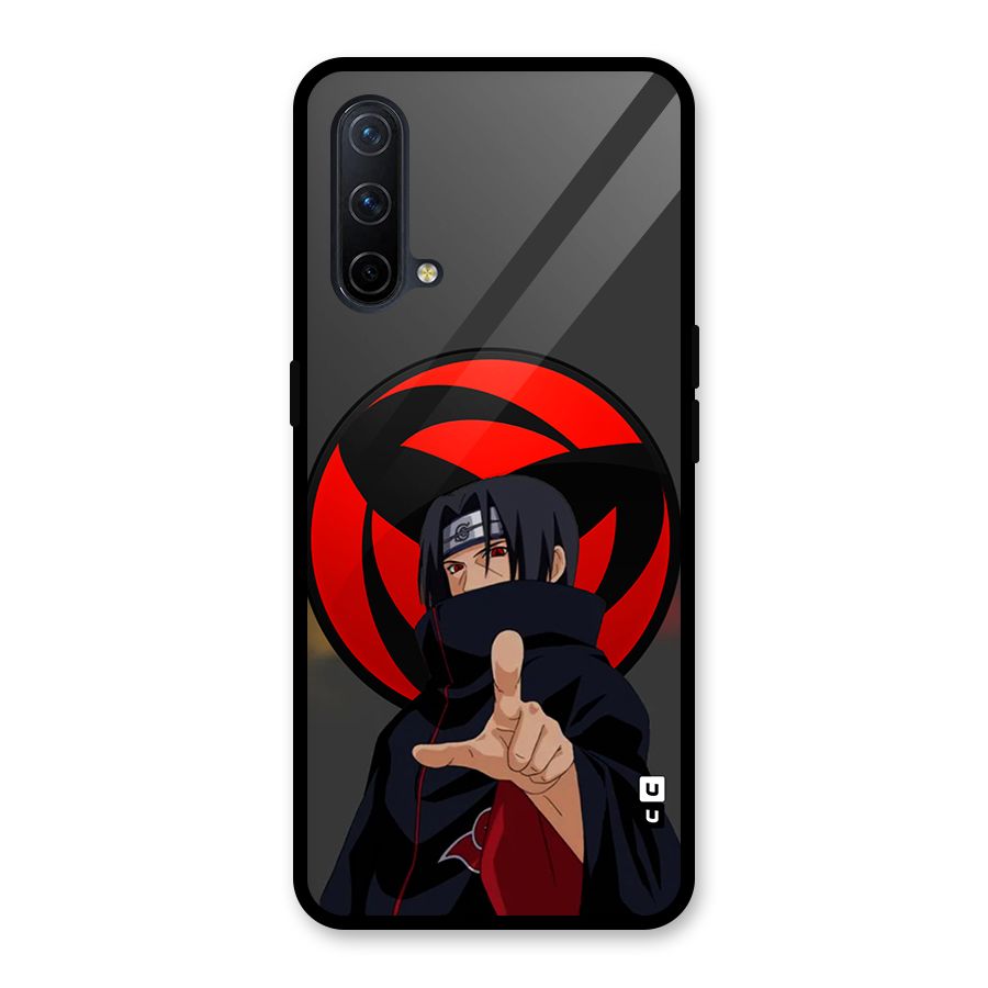 Itachi Uchiha With sharingan Glass Back Case for OnePlus Nord CE 5G
