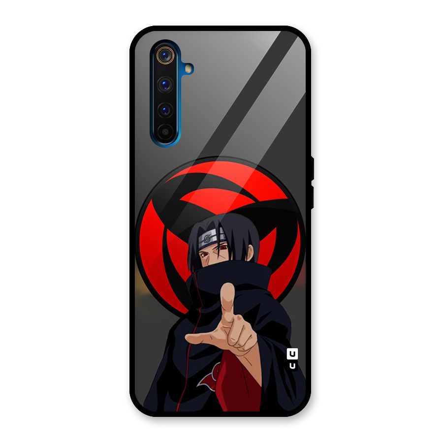 Itachi Uchiha With sharingan Glass Back Case for Realme 6 Pro