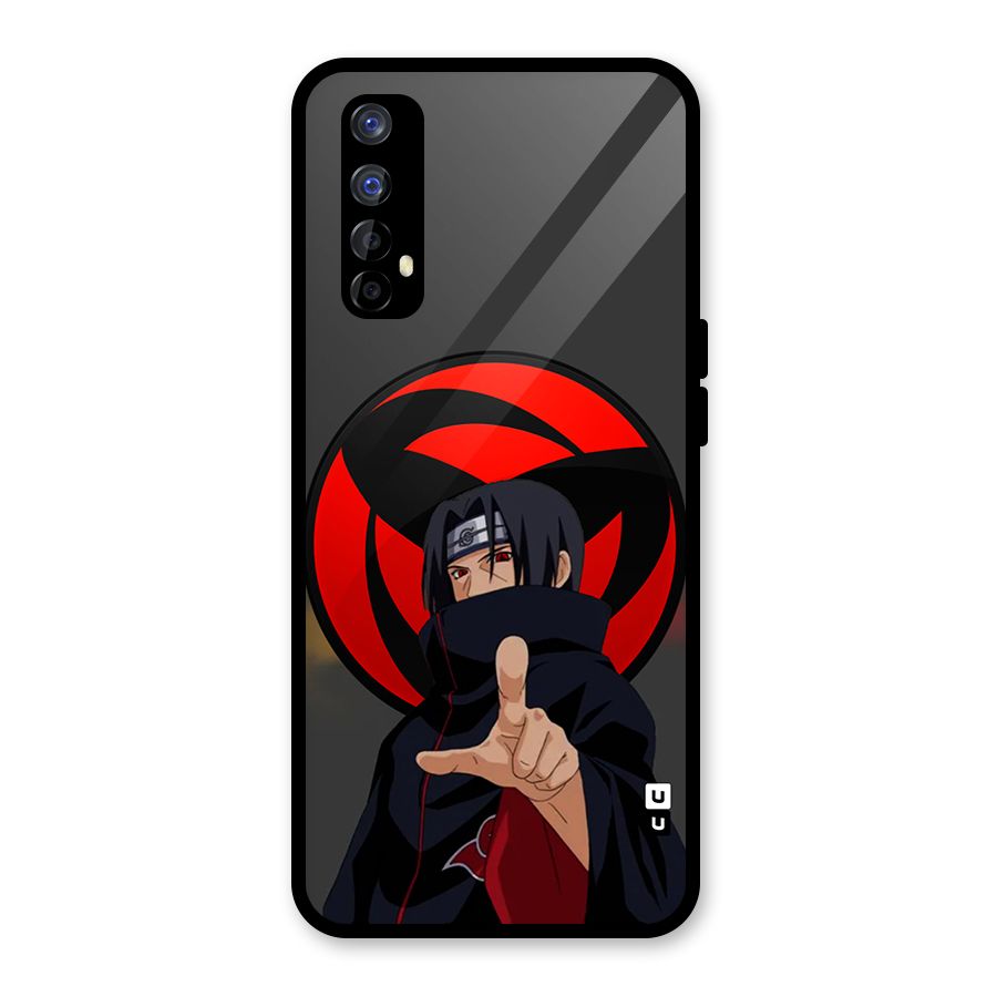 Itachi Uchiha With sharingan Glass Back Case for Realme 7