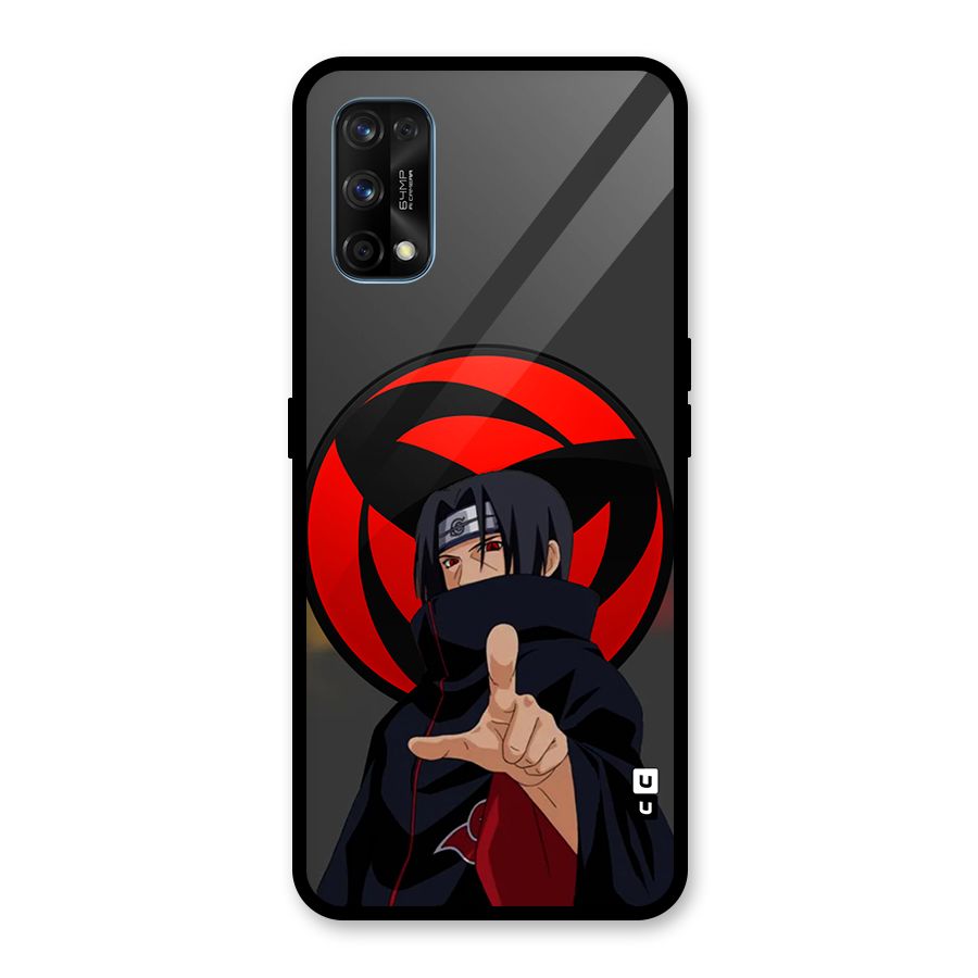 Itachi Uchiha With sharingan Glass Back Case for Realme 7 Pro