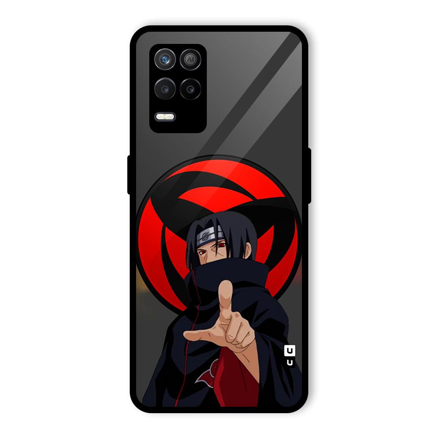 Itachi Uchiha With sharingan Glass Back Case for Realme 8 5G