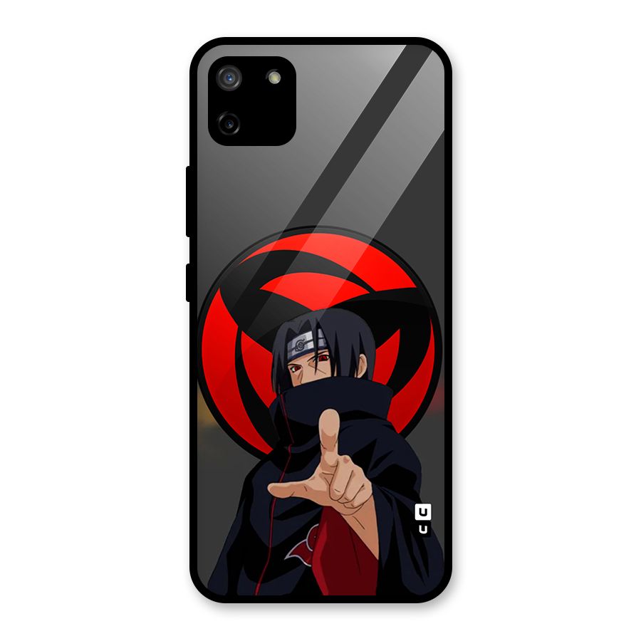 Itachi Uchiha With sharingan Glass Back Case for Realme C11