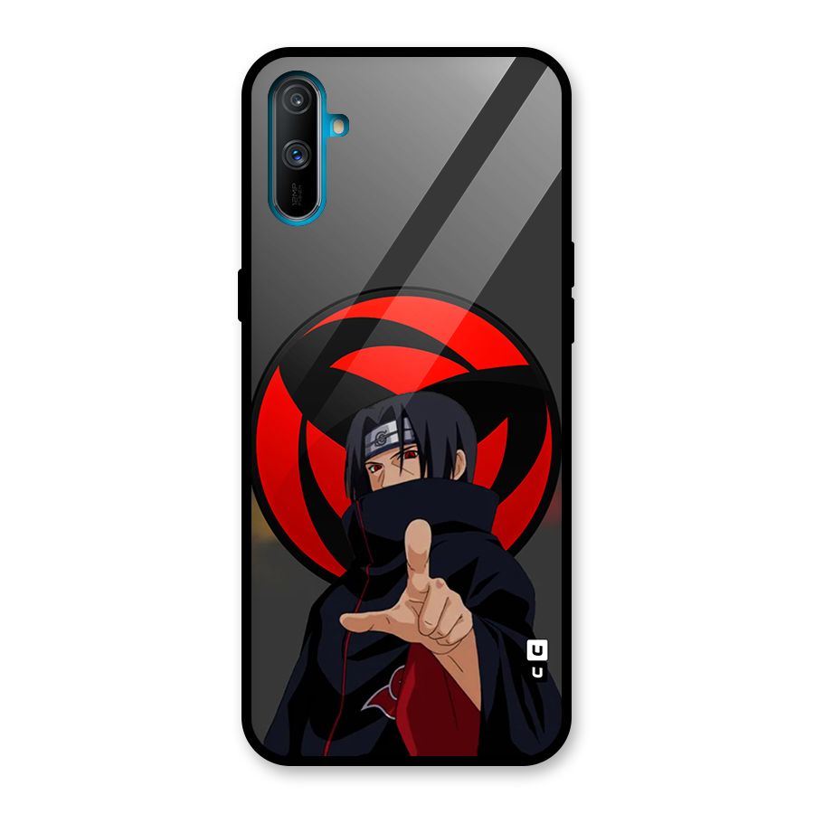 Itachi Uchiha With sharingan Glass Back Case for Realme C3