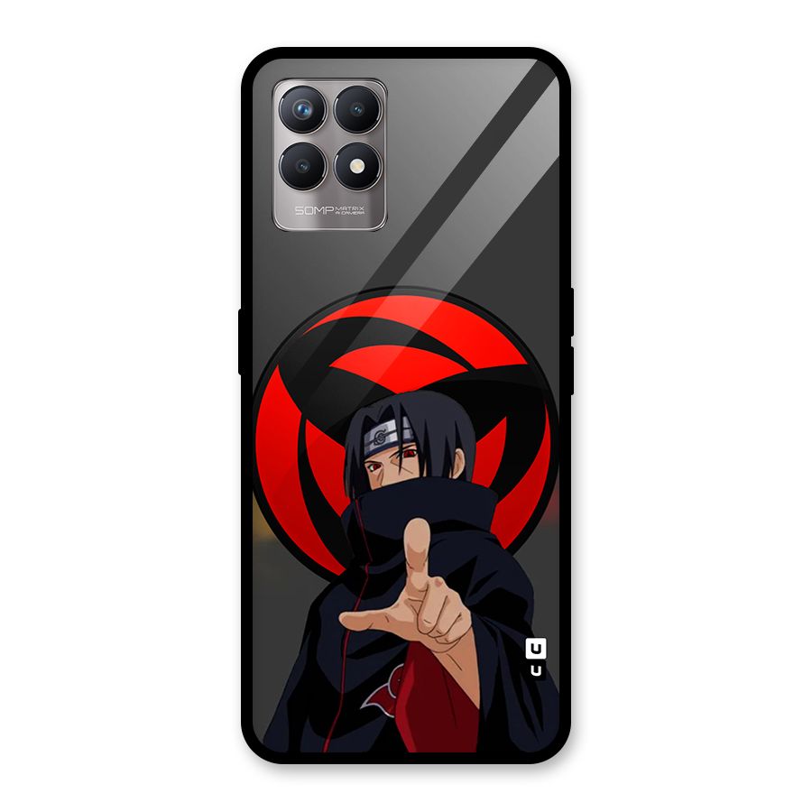 Itachi Uchiha With sharingan Glass Back Case for Realme Narzo 50