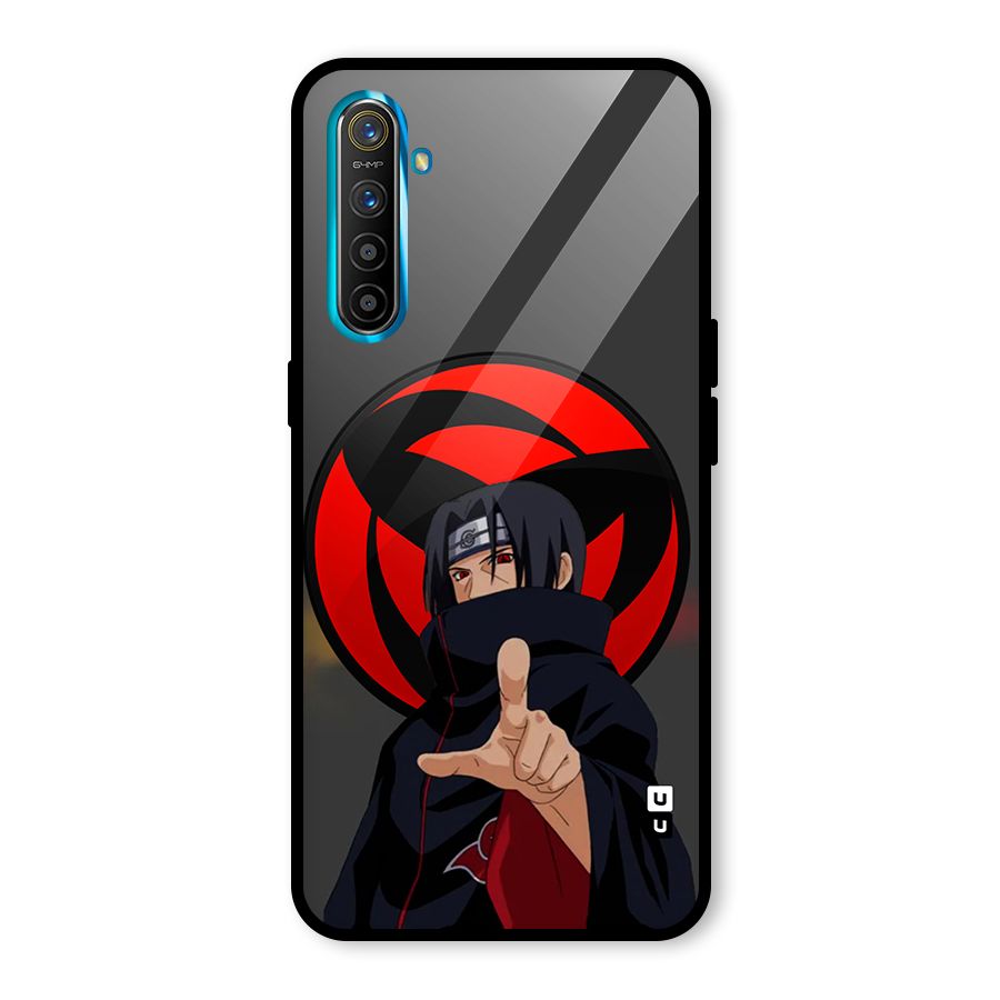 Itachi Uchiha With sharingan Glass Back Case for Realme X2