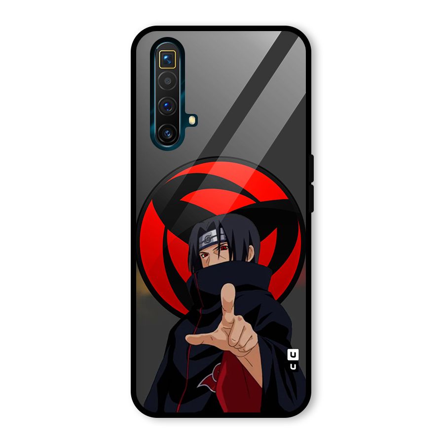 Itachi Uchiha With sharingan Glass Back Case for Realme X3