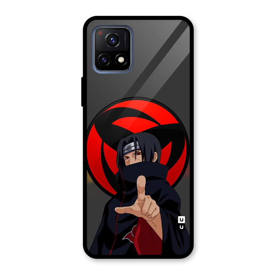 Itachi Uchiha With sharingan Glass Back Case for Vivo Y72 5G