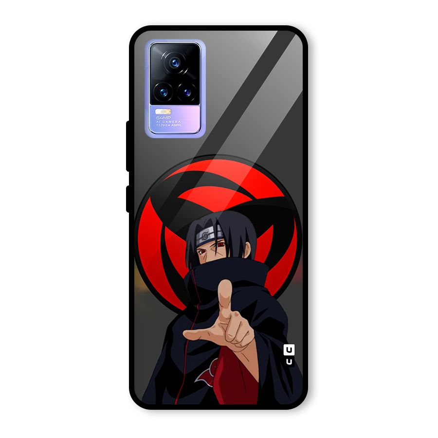 Itachi Uchiha With sharingan Glass Back Case for Vivo Y73