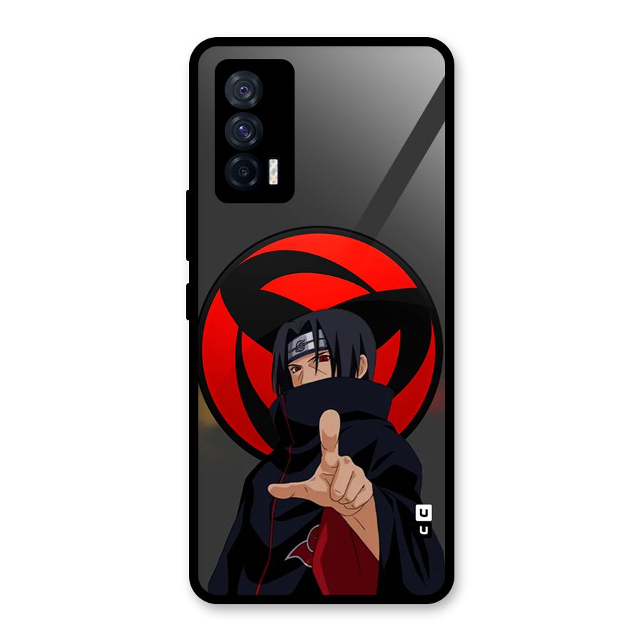 Itachi Uchiha With sharingan Glass Back Case for Vivo iQOO 7 5G