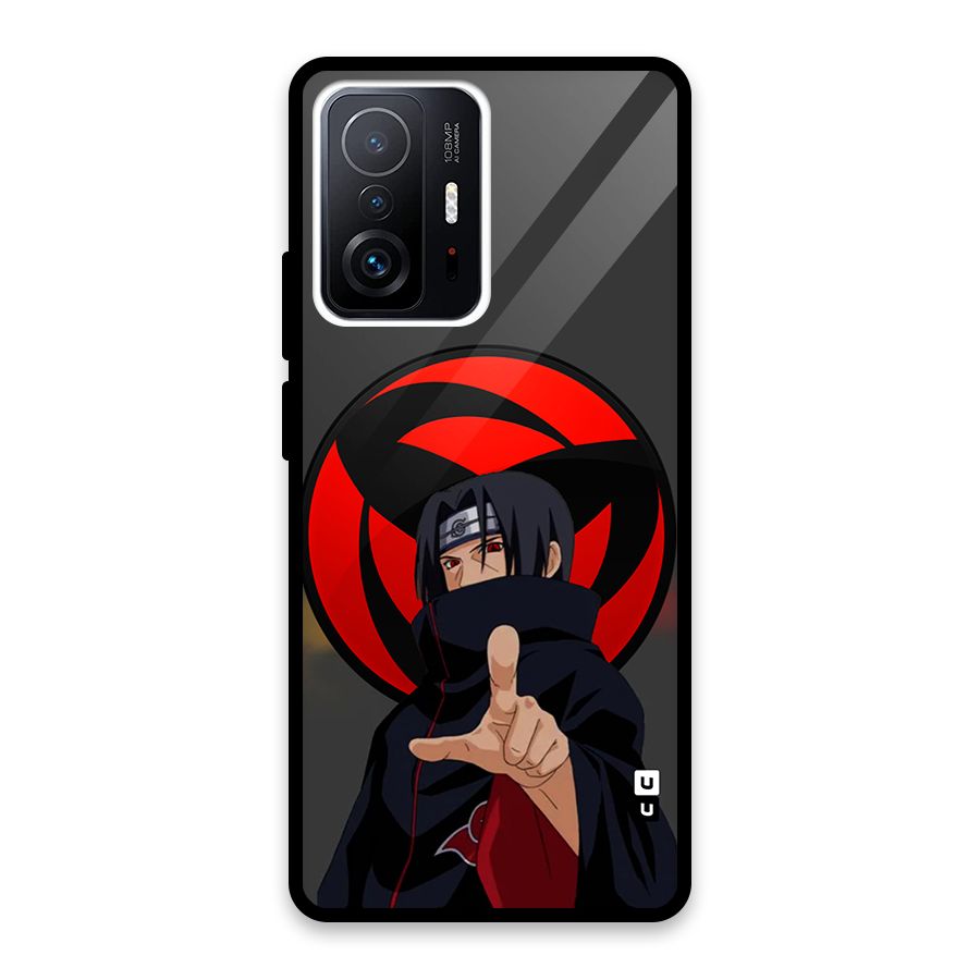 Itachi Uchiha With sharingan Glass Back Case for Xiaomi 11T Pro