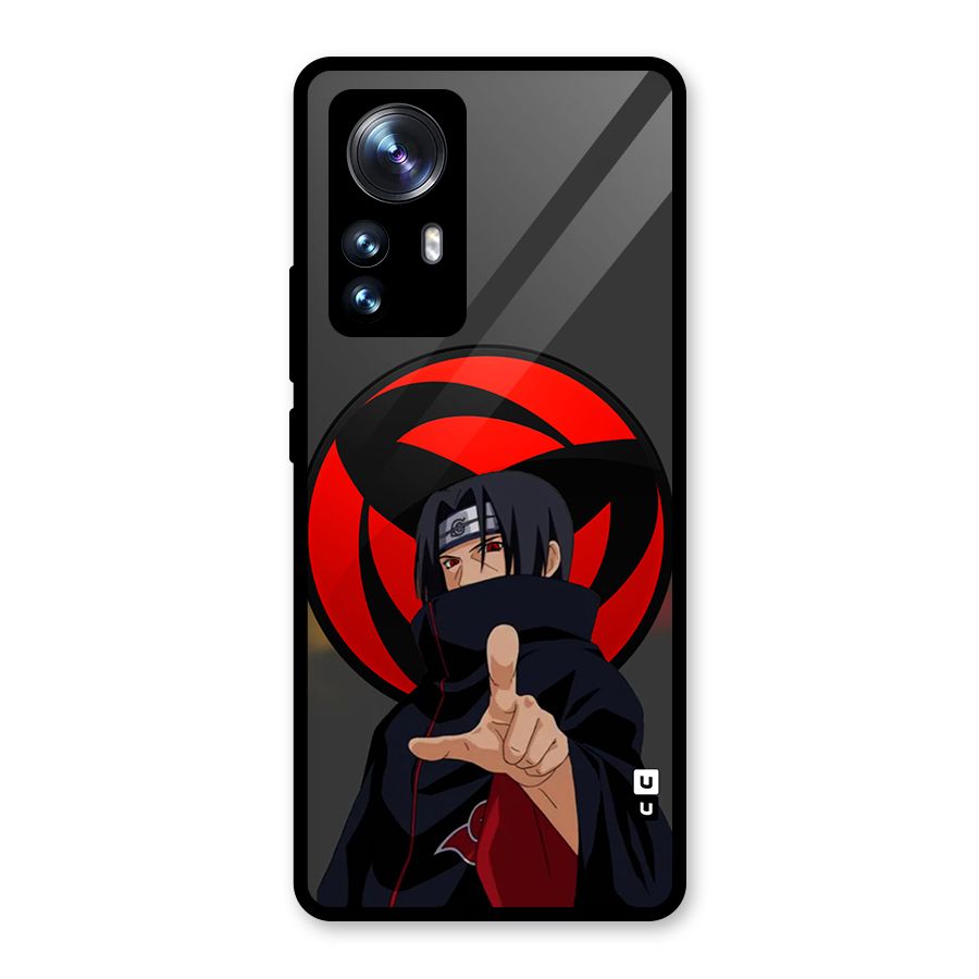 Itachi Uchiha With sharingan Glass Back Case for Xiaomi 12 Pro