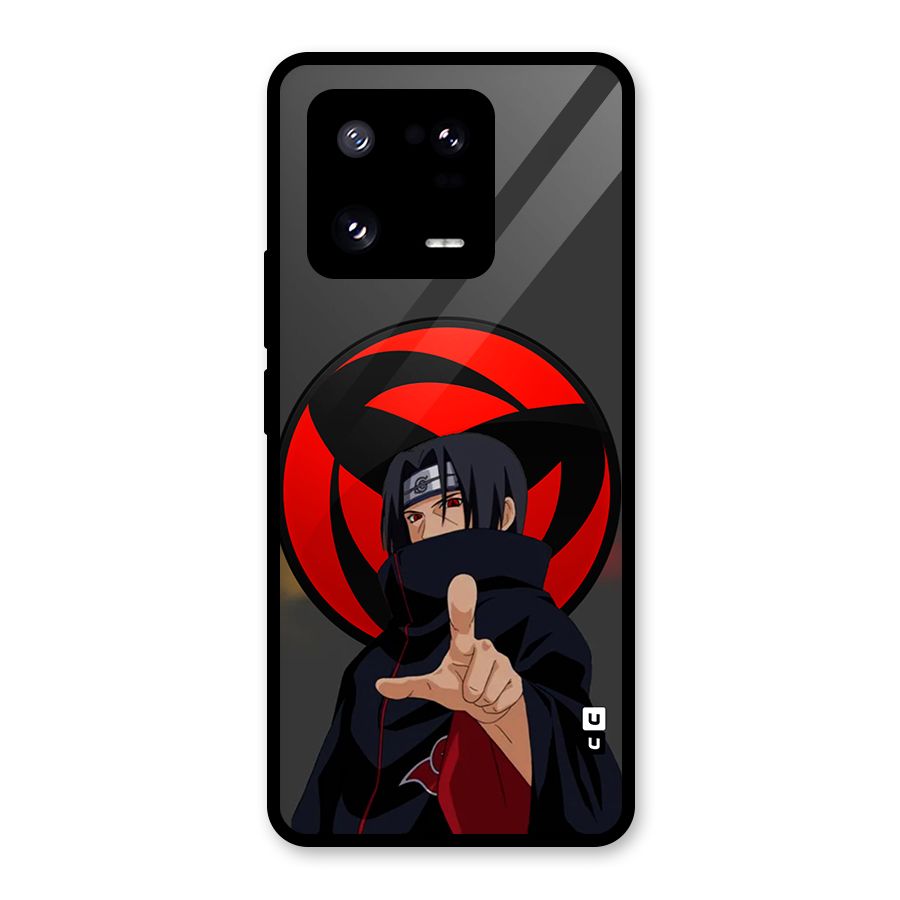 Itachi Uchiha With sharingan Glass Back Case for Xiaomi 13 Pro