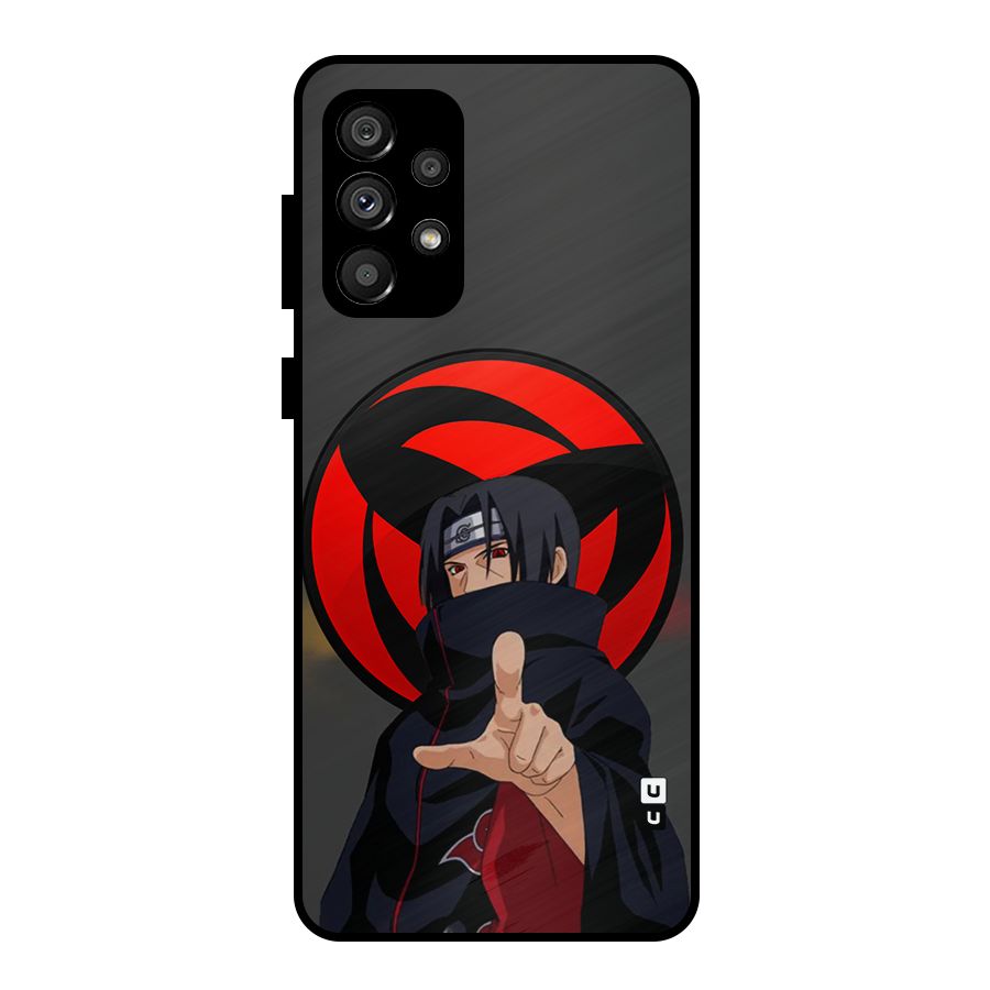 Itachi Uchiha With sharingan Metal Back Case for Galaxy A73 5G