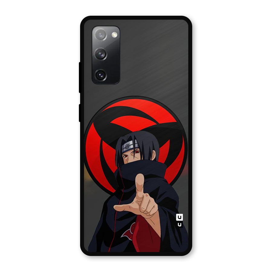 Itachi Uchiha With sharingan Metal Back Case for Galaxy S20 FE