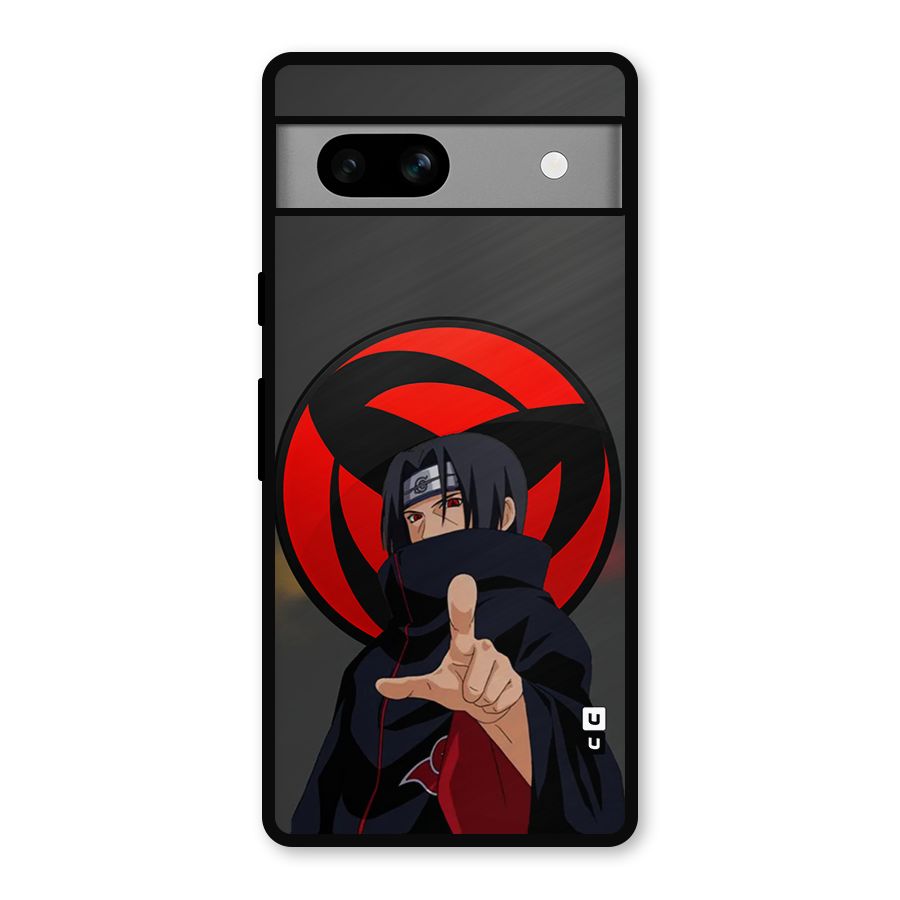 Itachi Uchiha With sharingan Metal Back Case for Google Pixel 7a