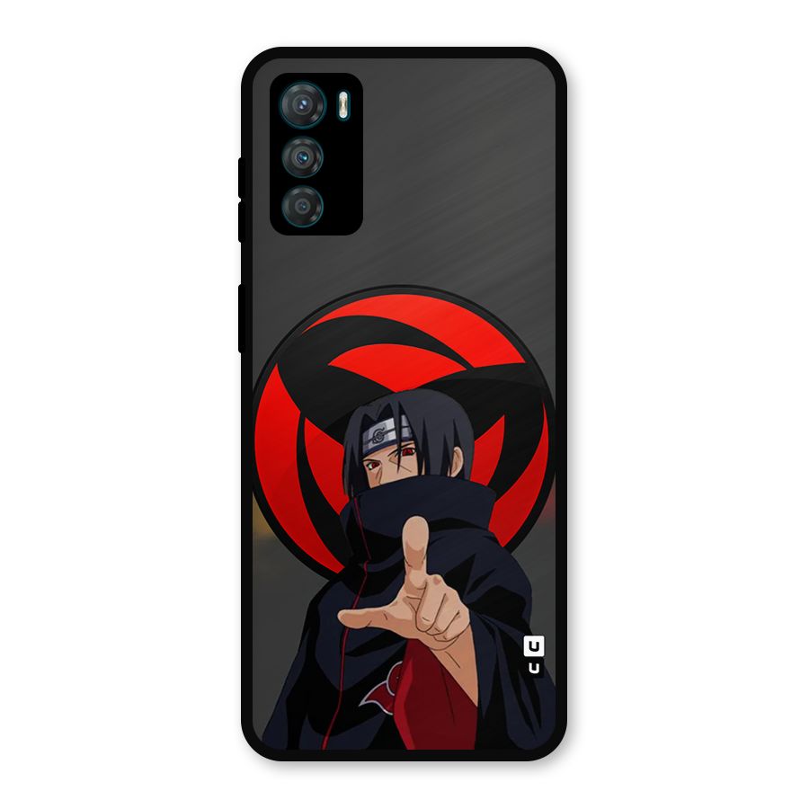 Itachi Uchiha With sharingan Metal Back Case for Moto G42