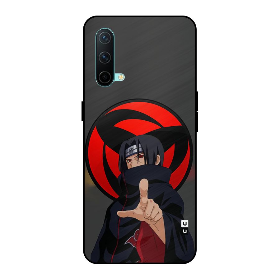 Itachi Uchiha With sharingan Metal Back Case for OnePlus Nord CE 5G