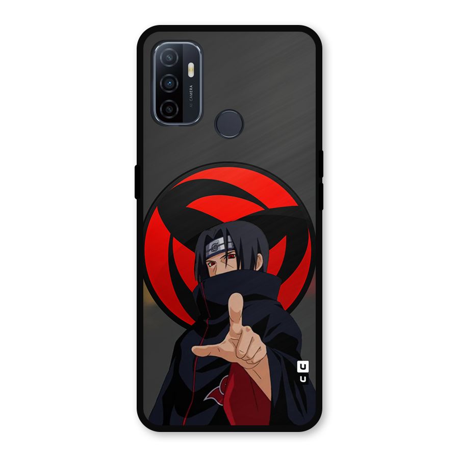 Itachi Uchiha With sharingan Metal Back Case for Oppo A53