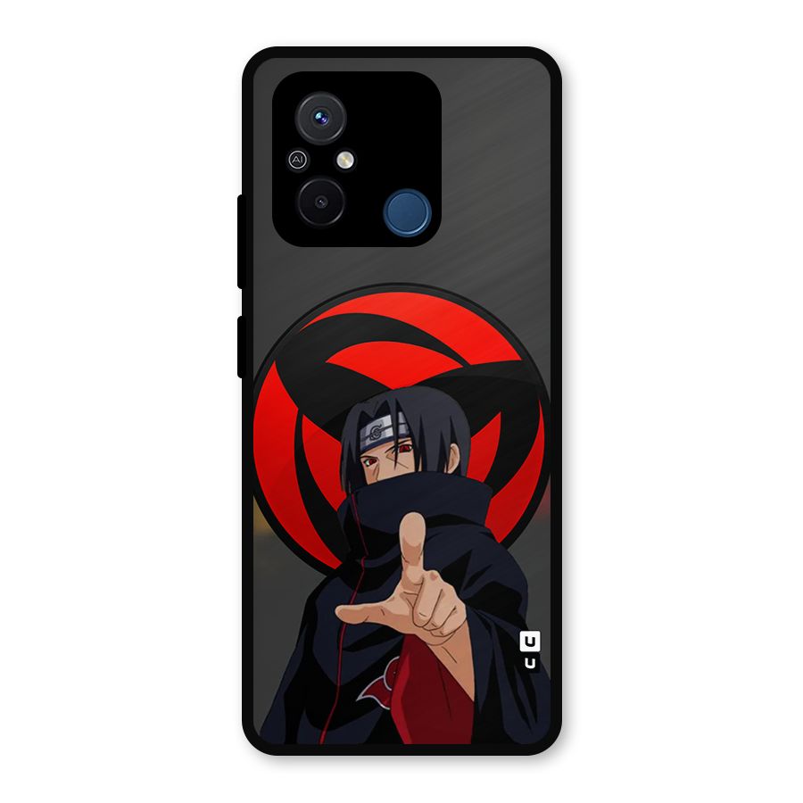 Itachi Uchiha With sharingan Metal Back Case for Poco C55