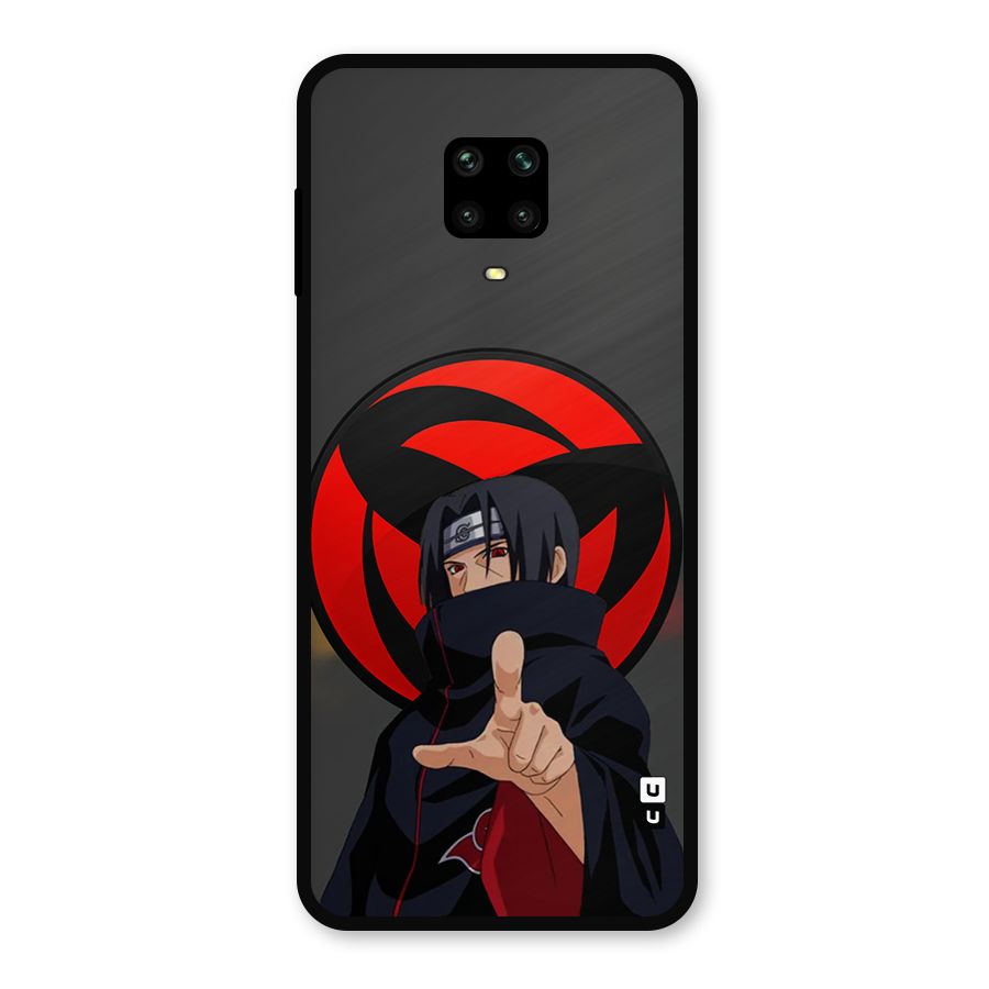 Itachi Uchiha With sharingan Metal Back Case for Poco M2